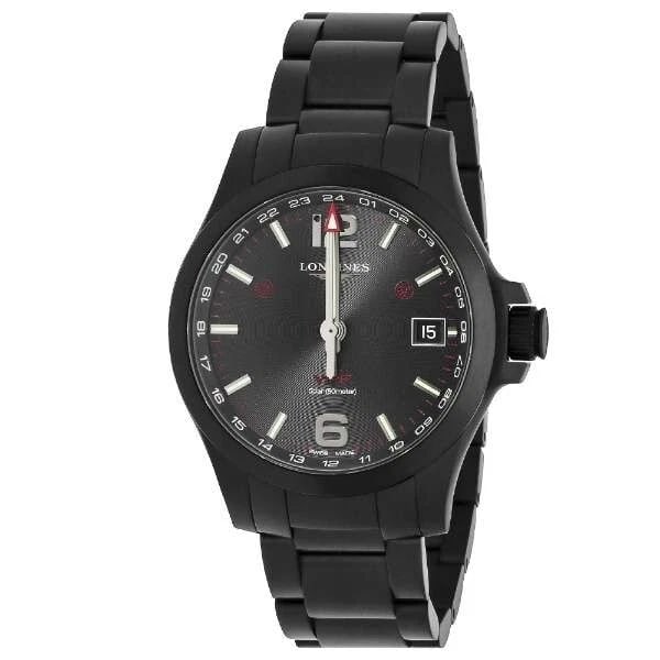 LONGINES CONQUEST QUARTZ GMT FLASH WATCH - 2
