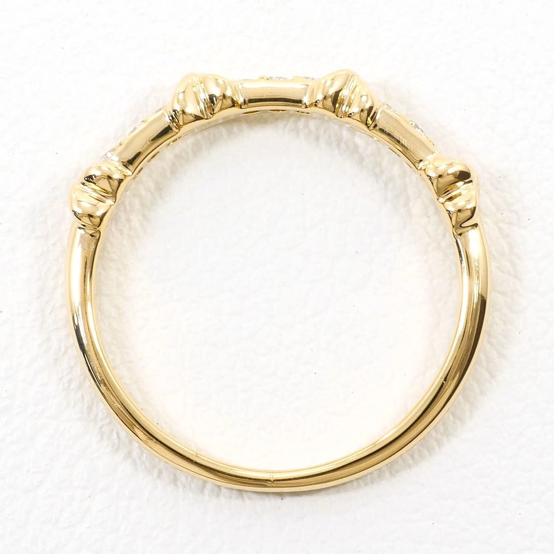 K18 GOLD RING DIAMOND - 2