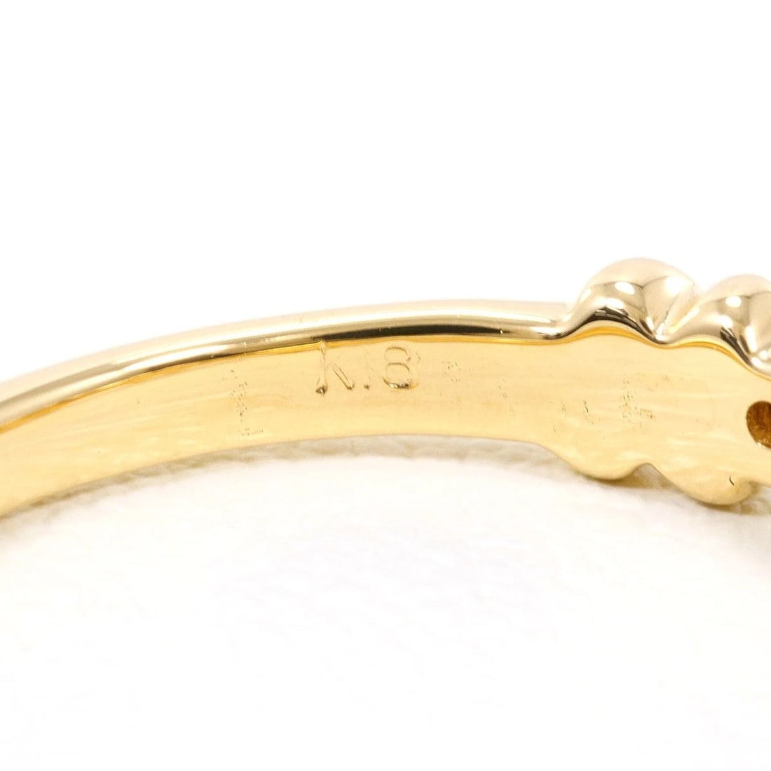 K18 GOLD RING DIAMOND - 4