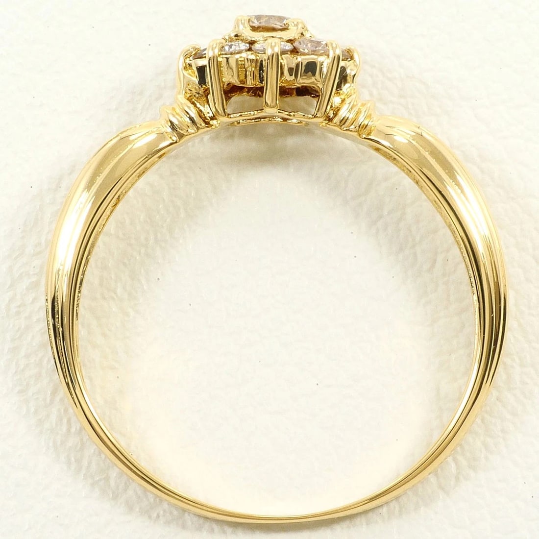 K18 GOLD RING DIAMOND - 2