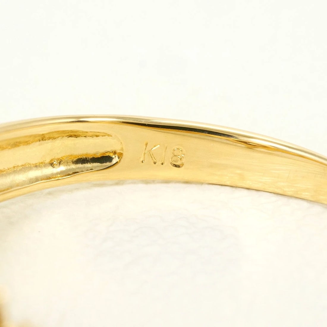 K18 GOLD RING DIAMOND - 4