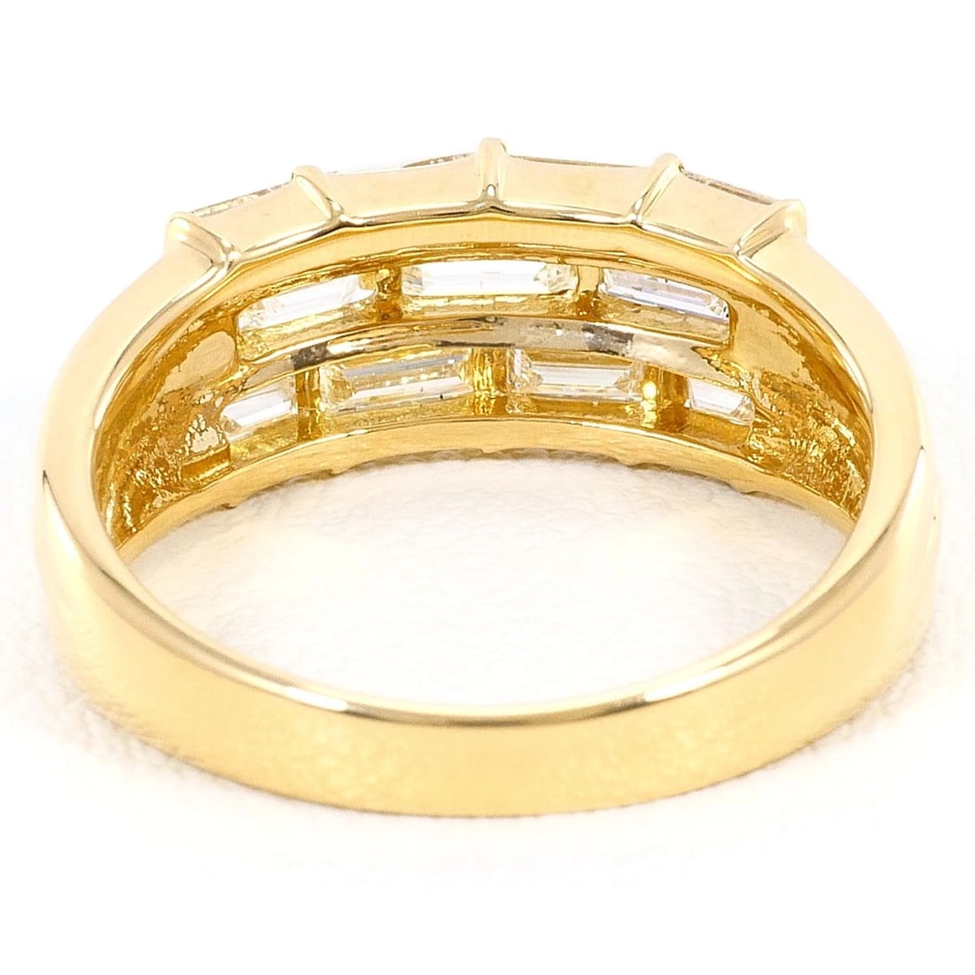 K18 GOLD RING DIAMOND - 4