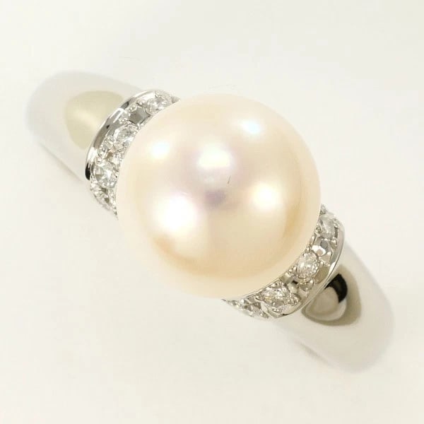 PT 900 RING: PT 900 Ring Brand: No Brand Type/Style: Ring Material: PT900/Platinum, Main Stone Akoya Pearl, Natural Color: None Size: US 7 7/8 Accessories: None Accessories Notice: When purchasing pre-owned