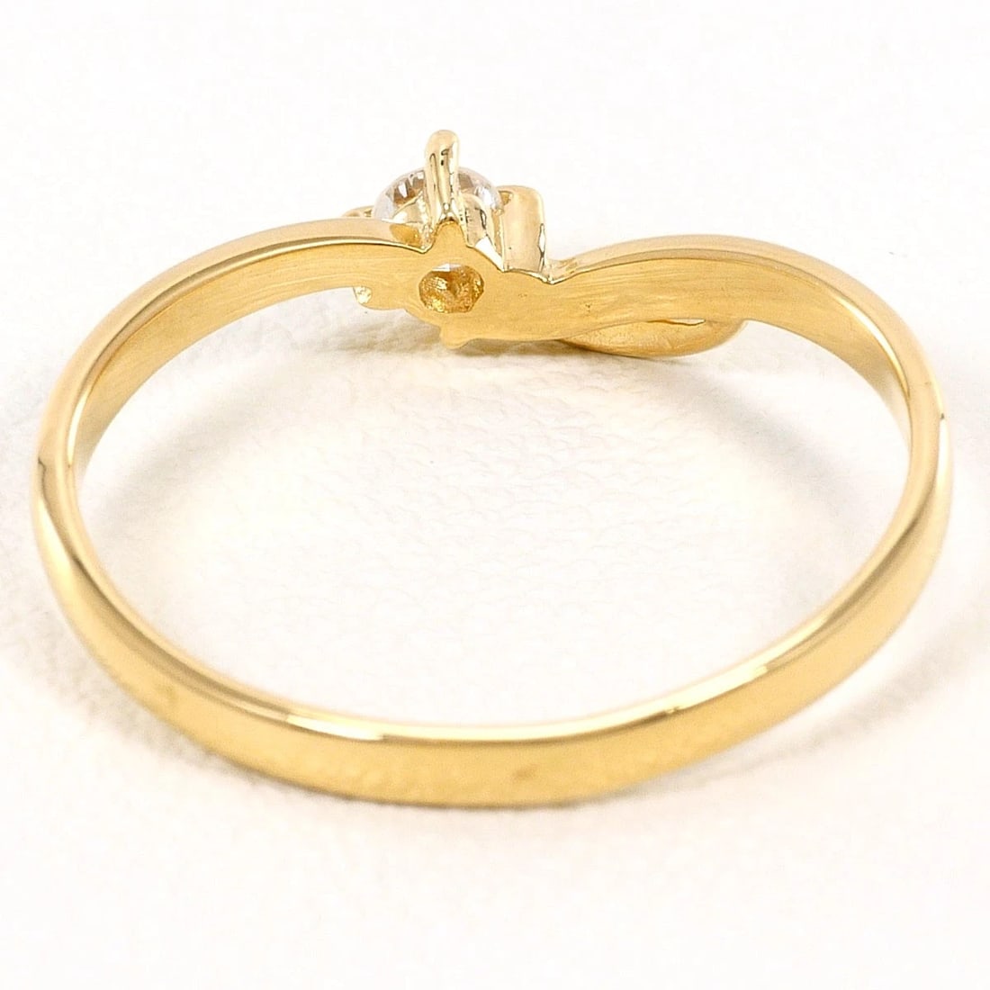 K18 GOLD RING DIAMOND - 3