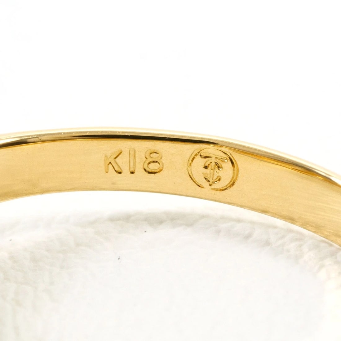 K18 GOLD RING DIAMOND - 5