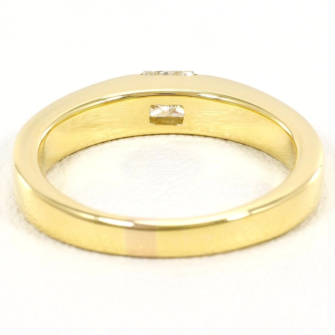K18 GOLD RING DIAMOND - 4
