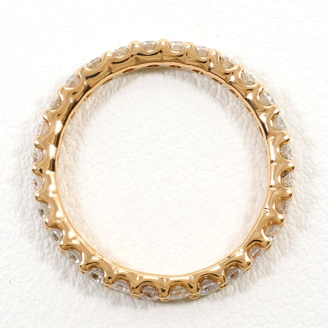 K18 GOLD RING DIAMOND - 3