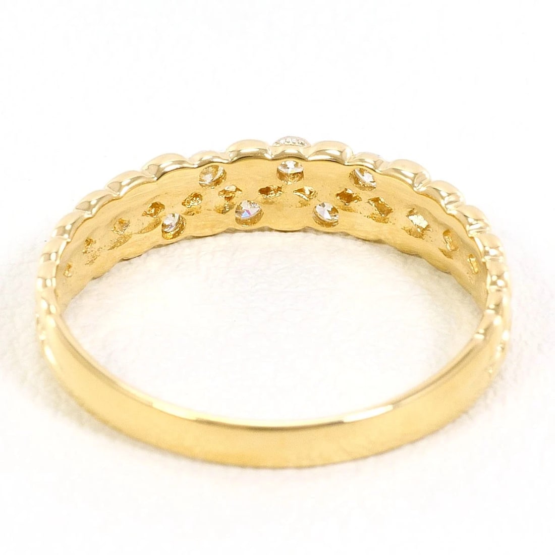 K18 GOLD RING DIAMOND - 3