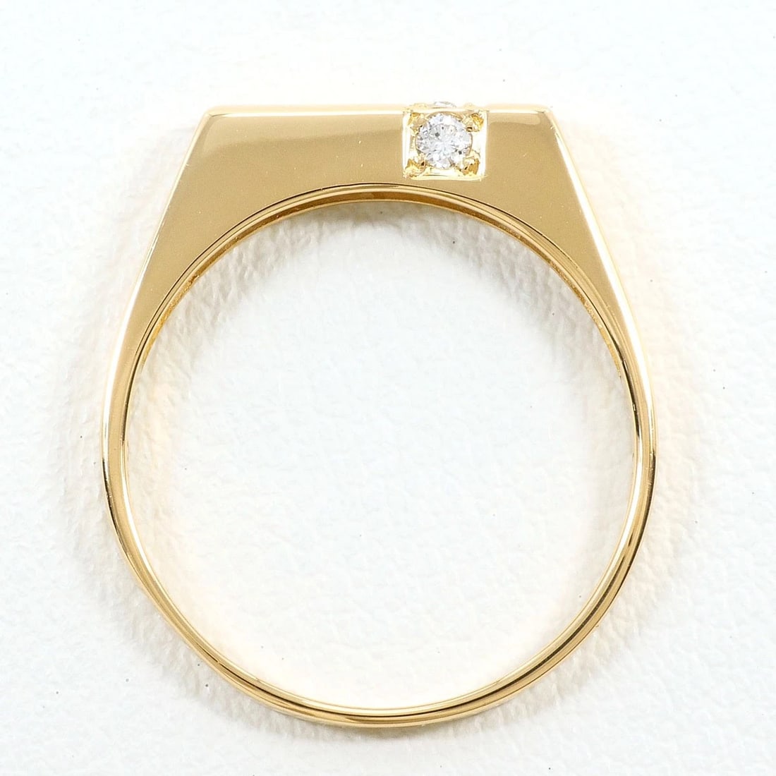 K18 GOLD RING DIAMOND - 2