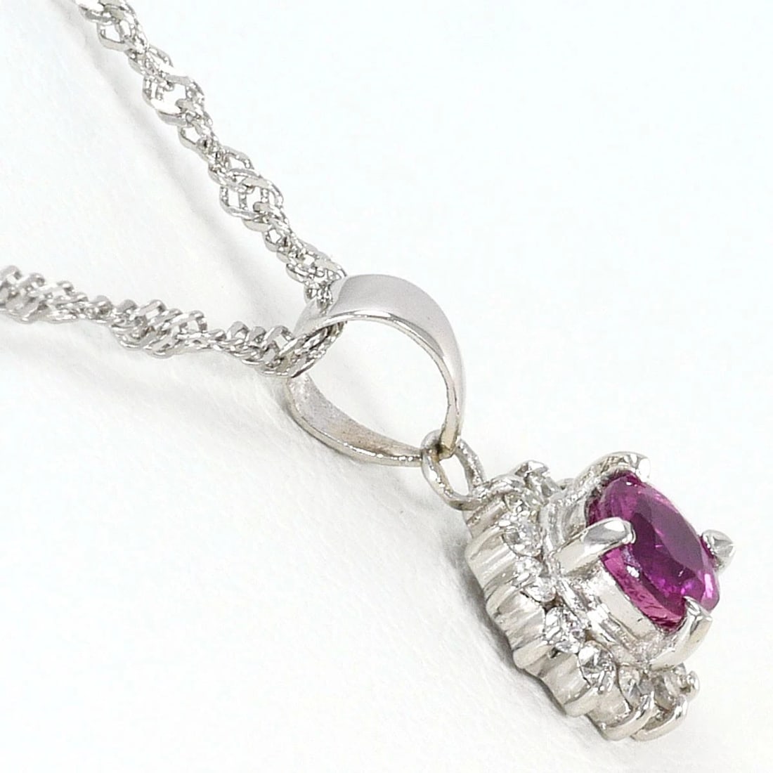 PT900, PT850 NECKLACE RUBY - 2