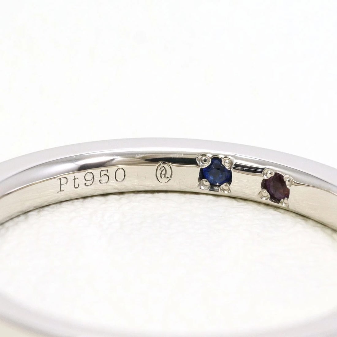 PT950 RING SAPPHIRE - 4