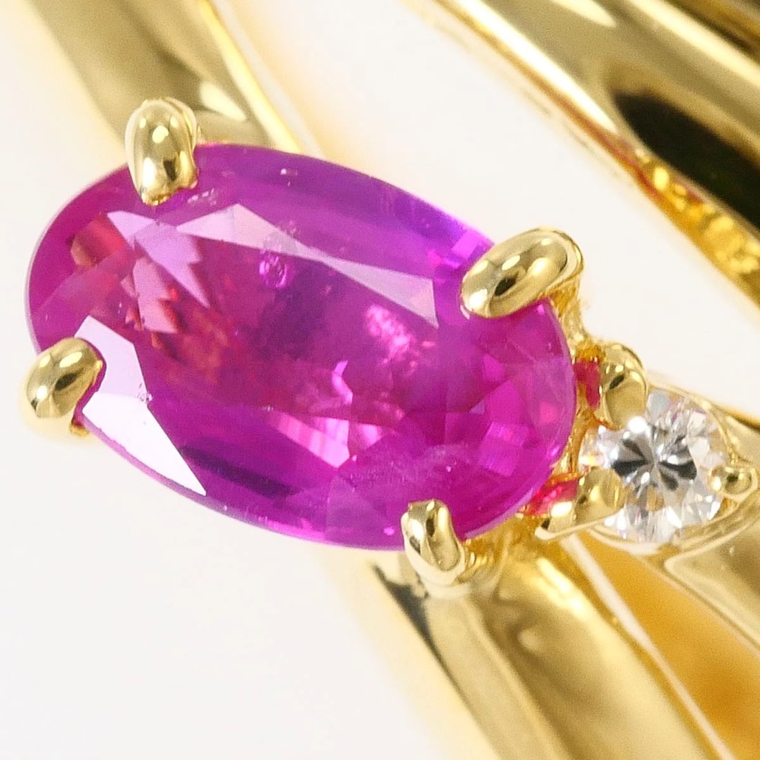 K18 GOLD RING RUBY - 2