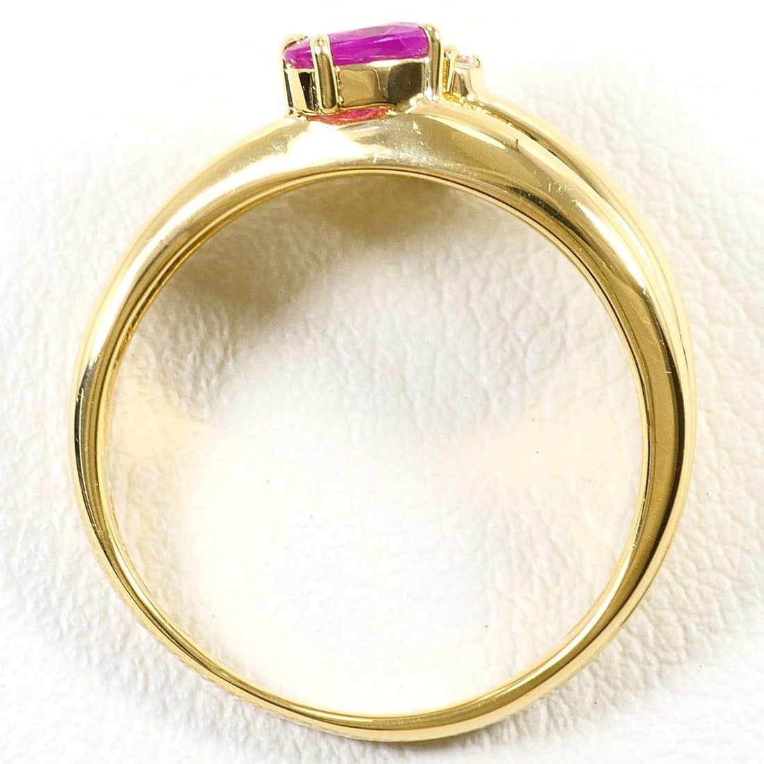 K18 GOLD RING RUBY - 3