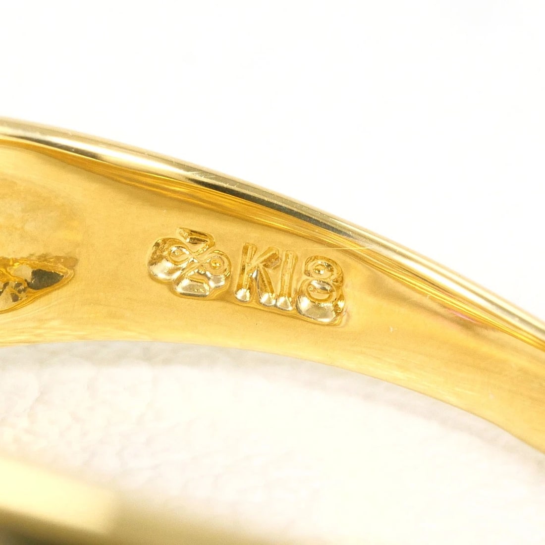 K18 GOLD RING RUBY - 5