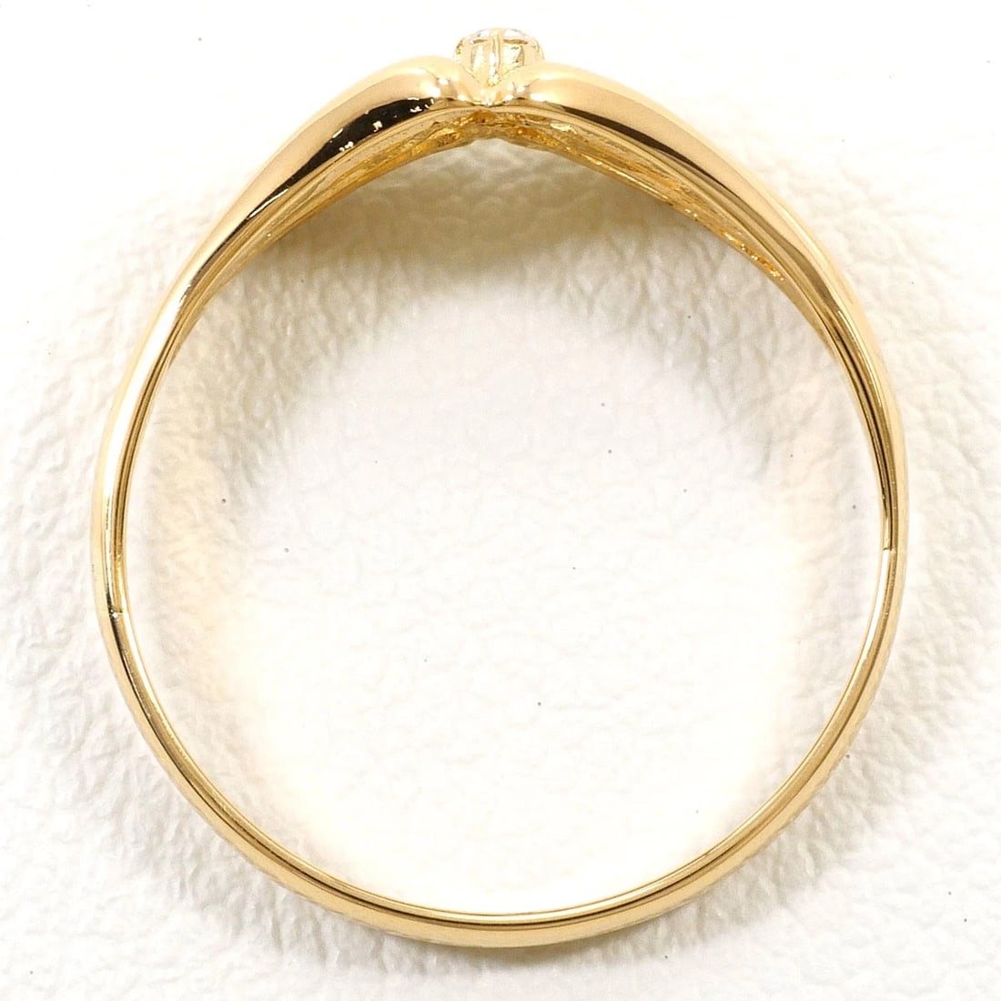 K18 GOLD RING DIAMOND - 2