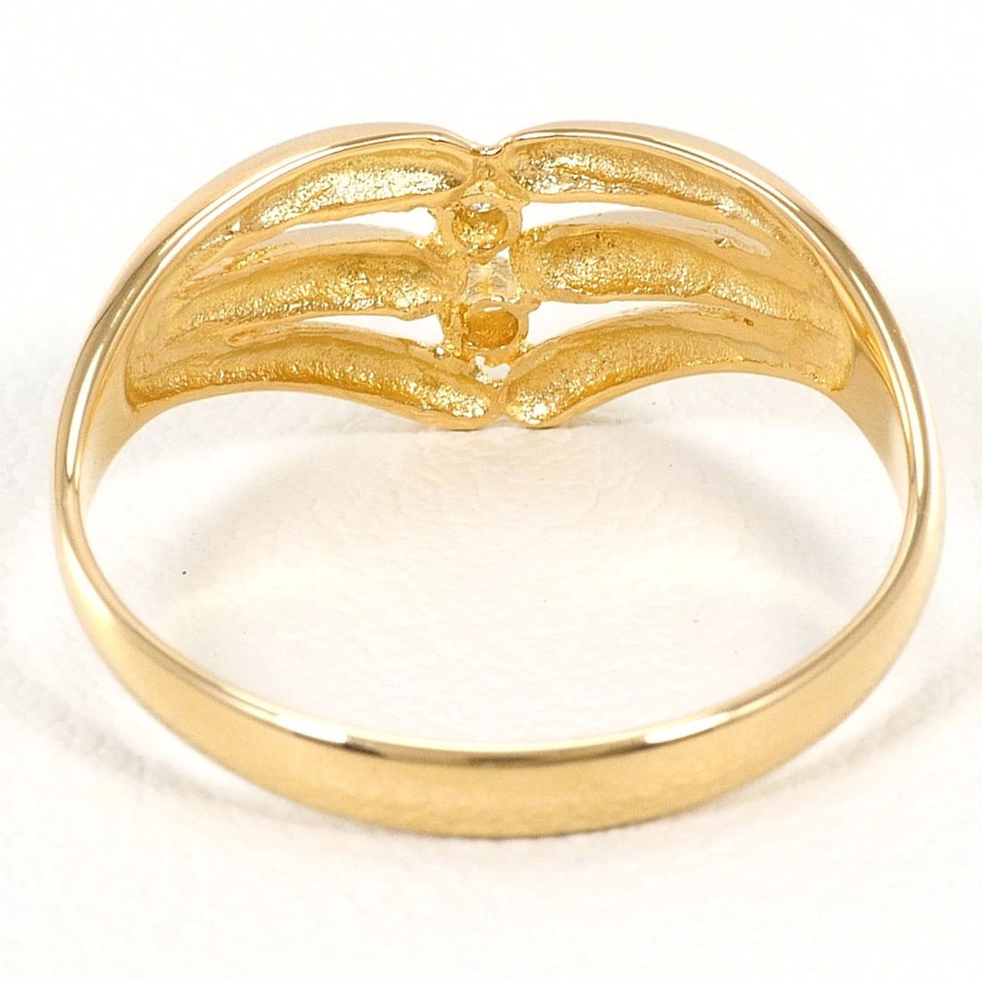 K18 GOLD RING DIAMOND - 3
