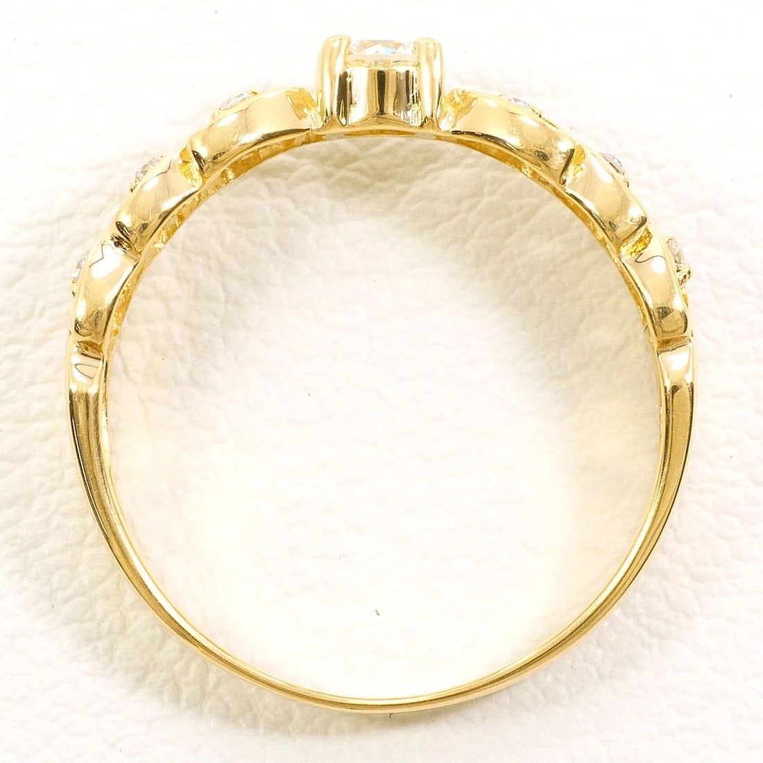 K18 GOLD RING DIAMOND - 2