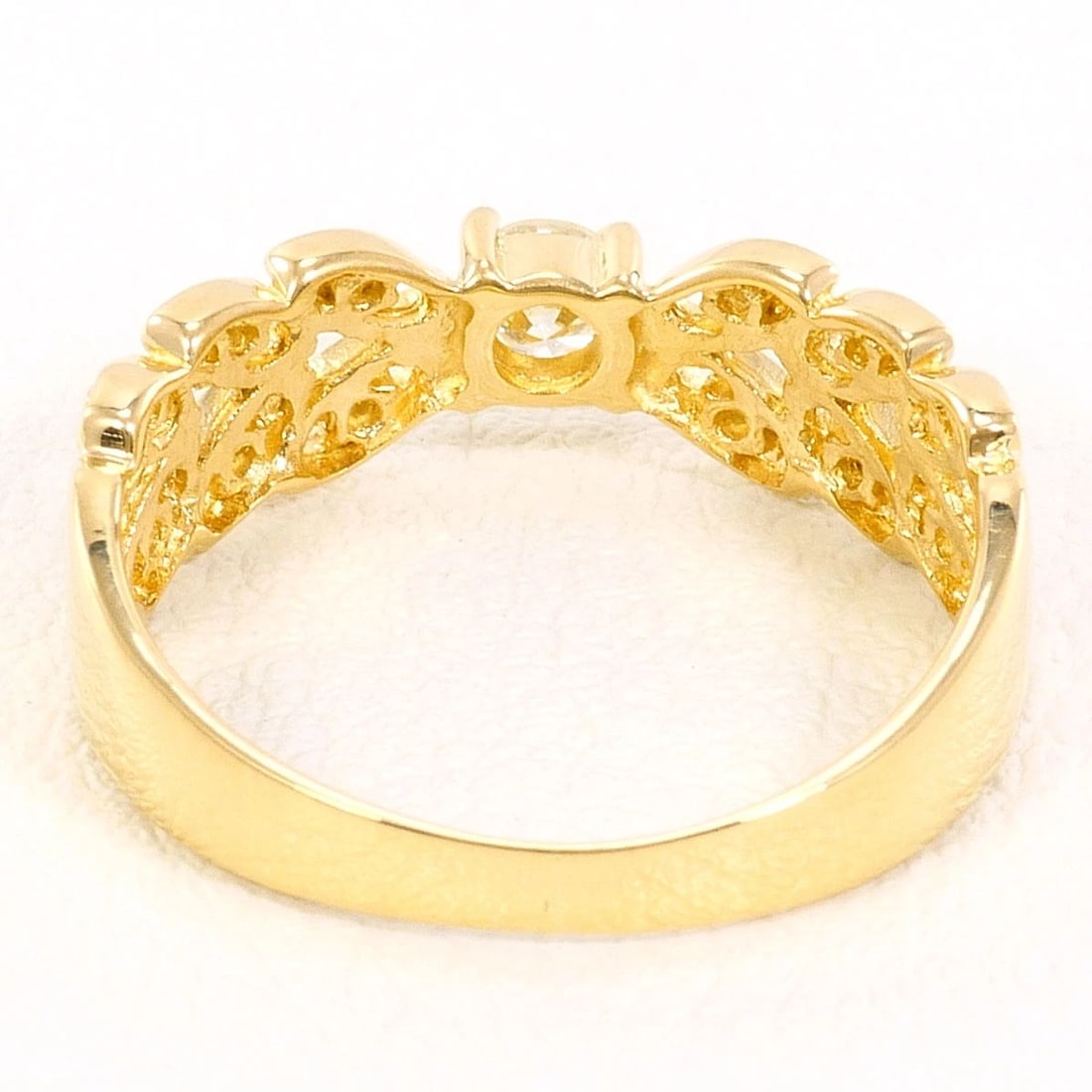 K18 GOLD RING DIAMOND - 3