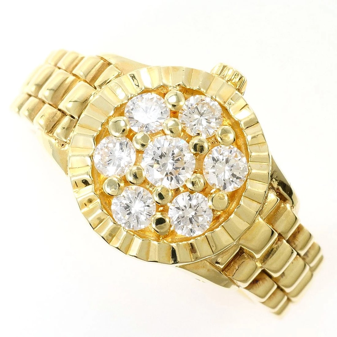 K14 GOLD RING DIAMOND - 2