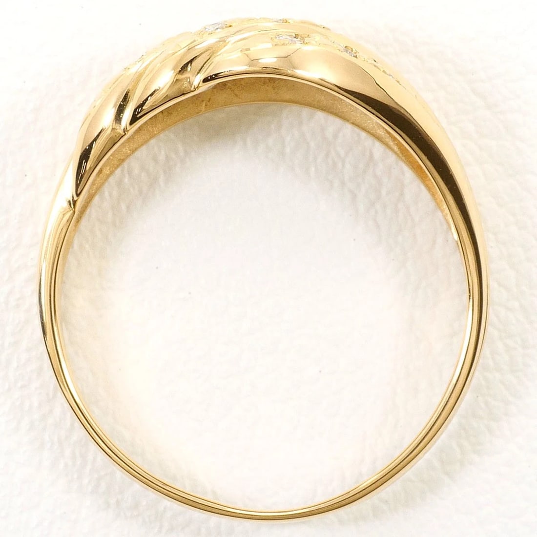 K18 GOLD RING DIAMOND - 3