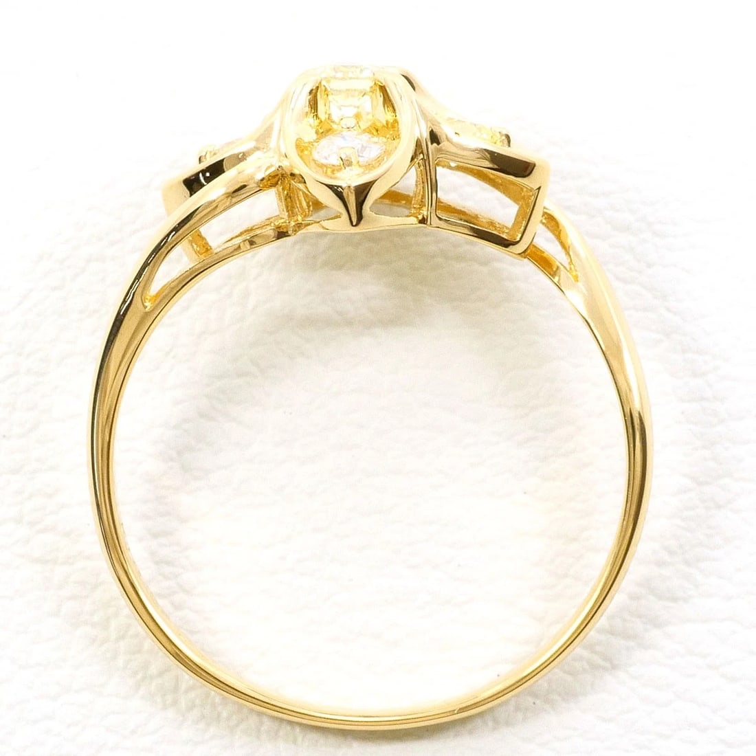 K18 GOLD RING DIAMOND - 2