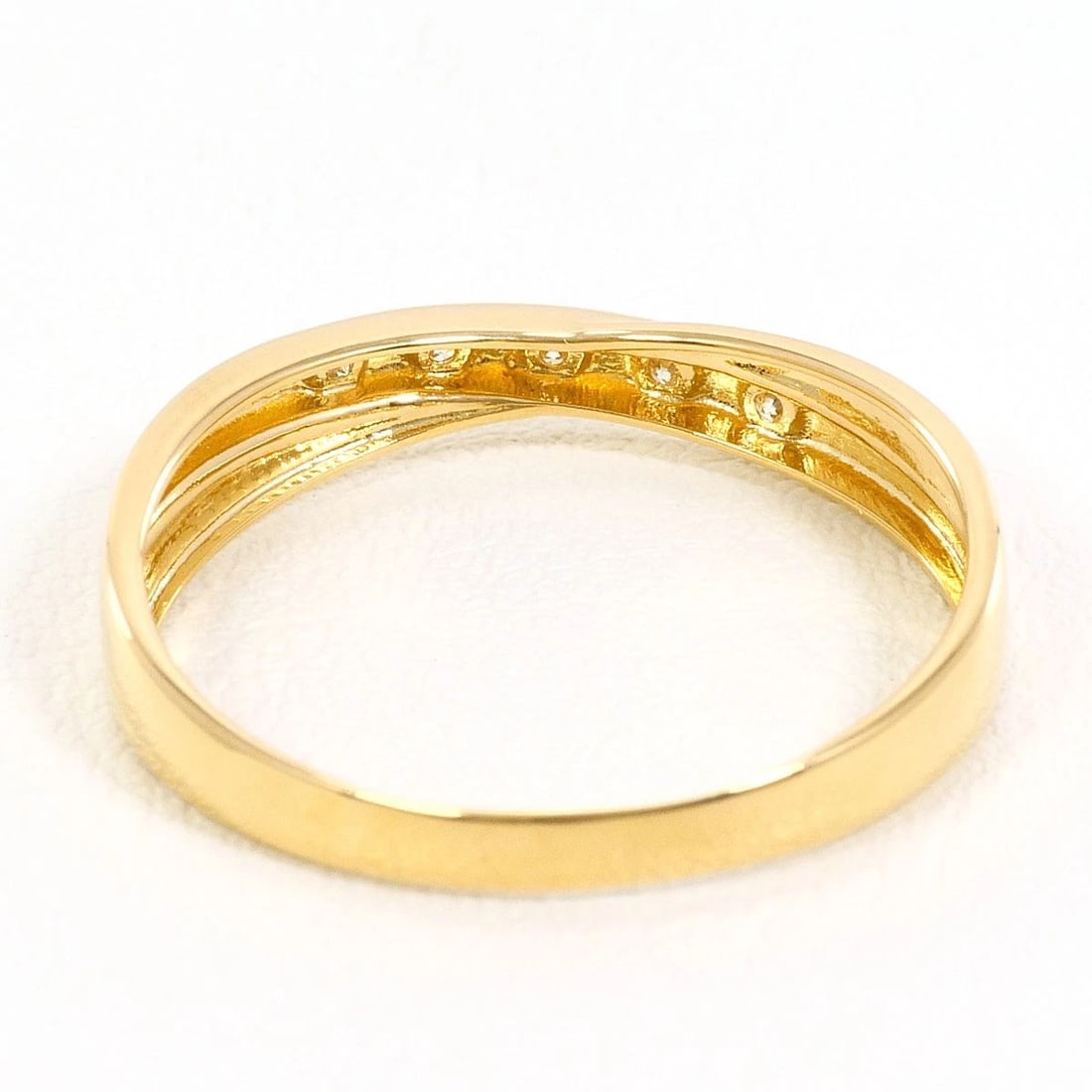 K18 GOLD RING DIAMOND - 3