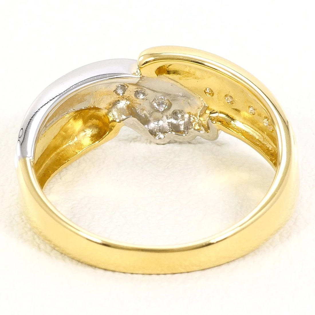 PT850 K18 RING DIAMOND - 4