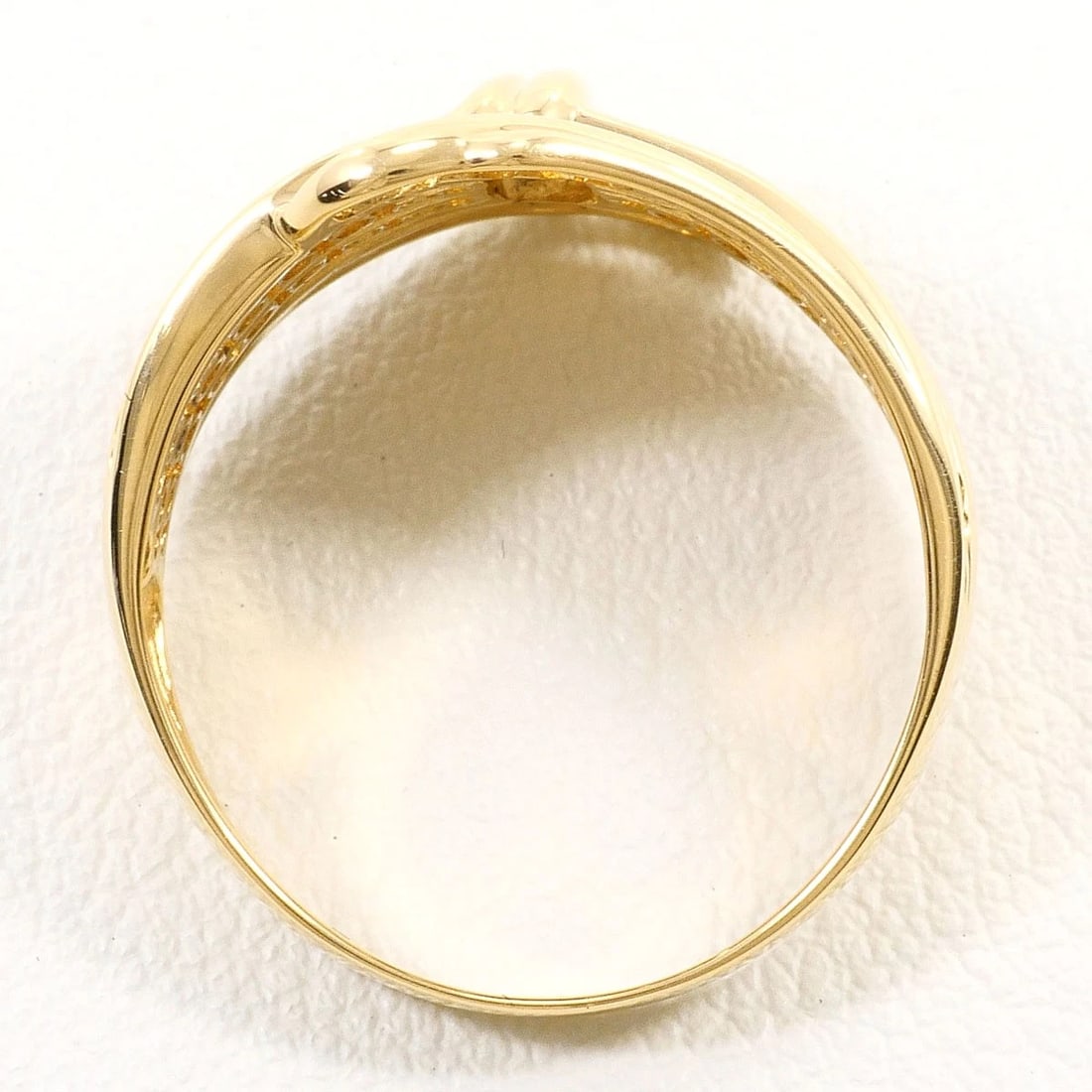 K18 GOLD RING DIAMOND - 3