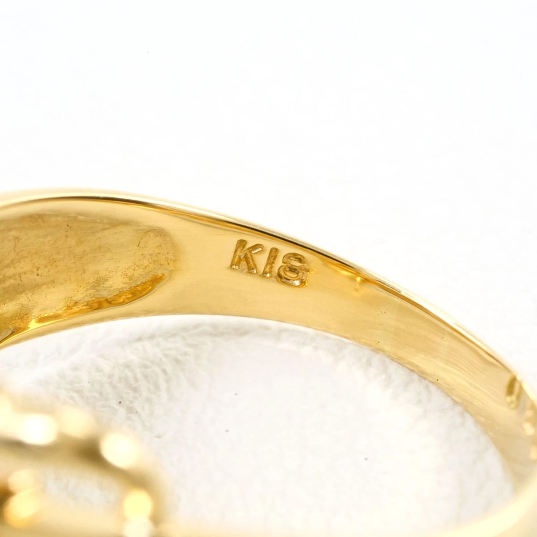 K18 GOLD RING DIAMOND - 5