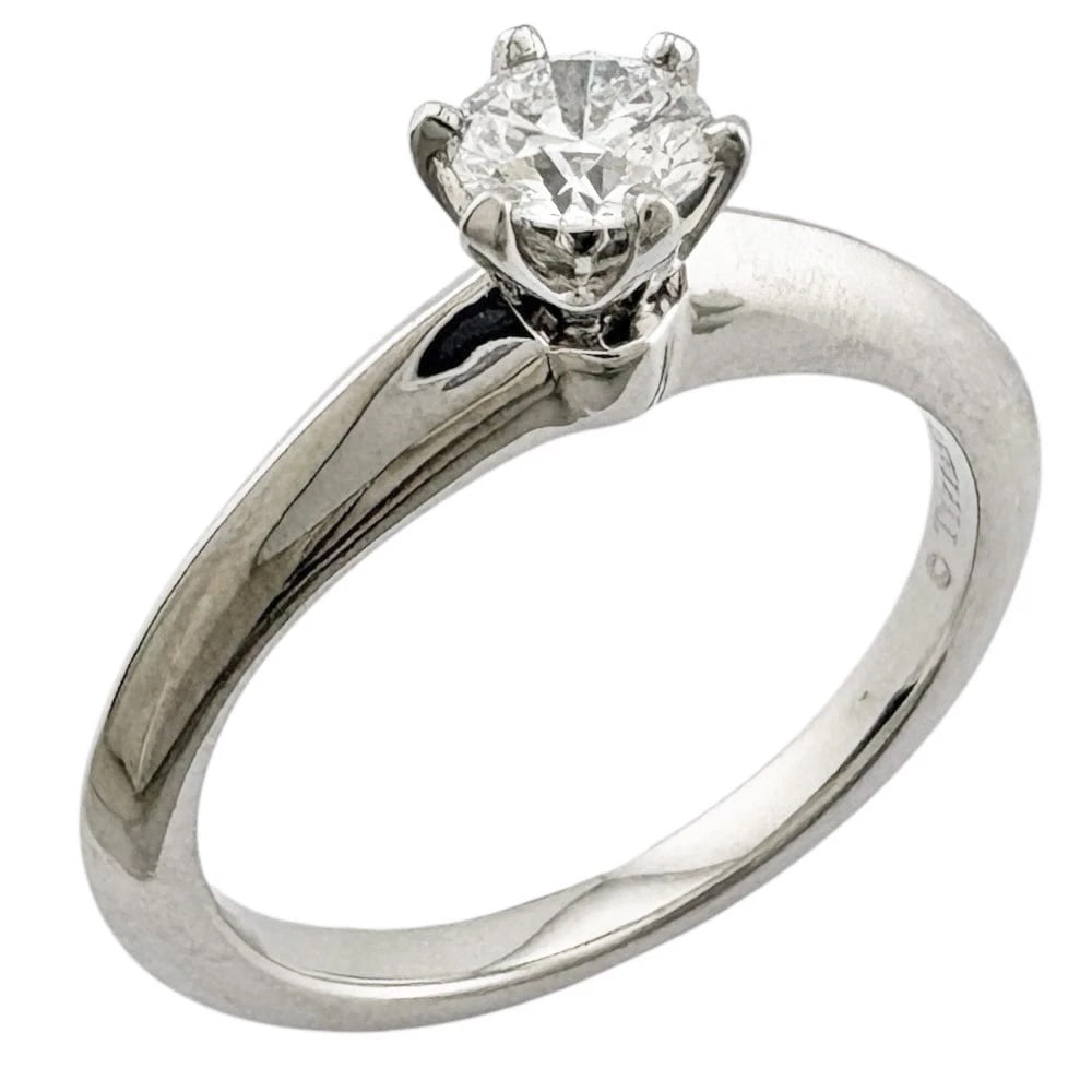 TIFFANY&CO. RING PT950PLATINUM DIAMOND (1 of 5)