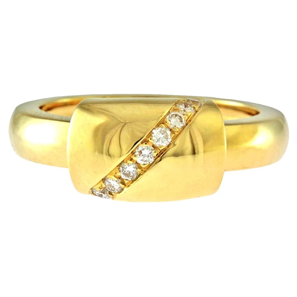 PIAGET RING K18 YELLOW GOLD DIAMOND DANCER: PIAGET Ring K18 yellow gold diamond dancer Brand: PIAGET Type/Style: Ring Material: K18 yellow gold, Main Stone Natural Color: gold Size: US 8 1/4 Accessories: None Accessories Notice: When