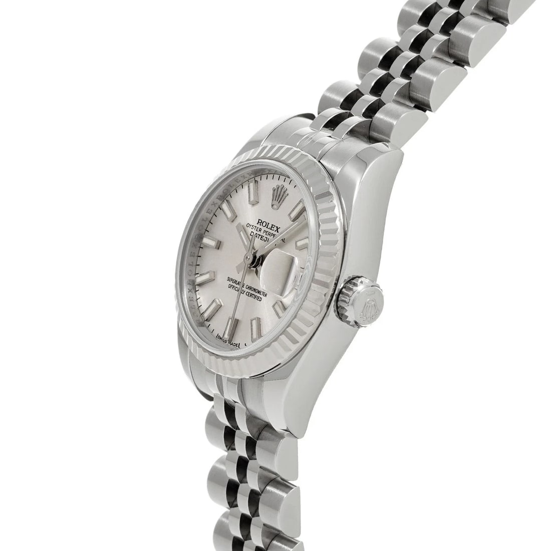 ROLEX DATEJUST SILVER WATCH - 2