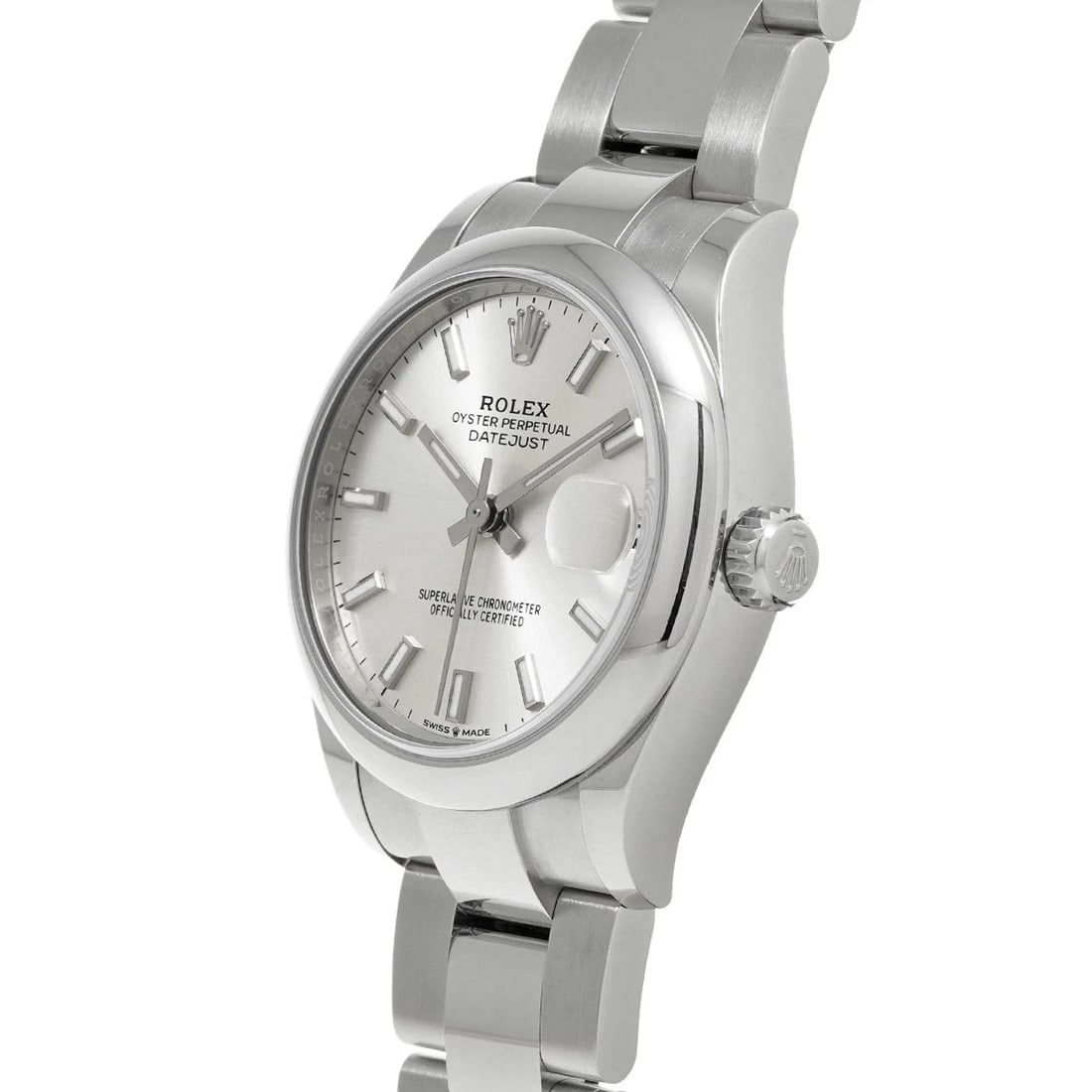 ROLEX DATEJUST SILVER WATCH - 2