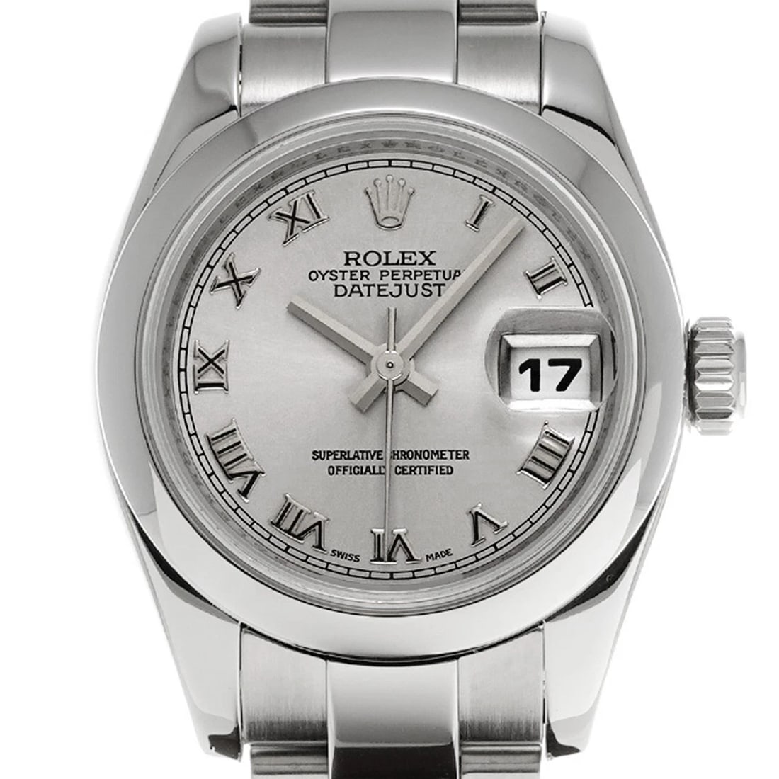 ROLEX DATEJUST GRAY WATCH - 4