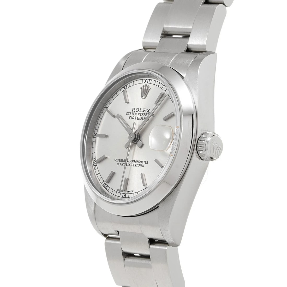 ROLEX DATEJUST SILVER WATCH - 2
