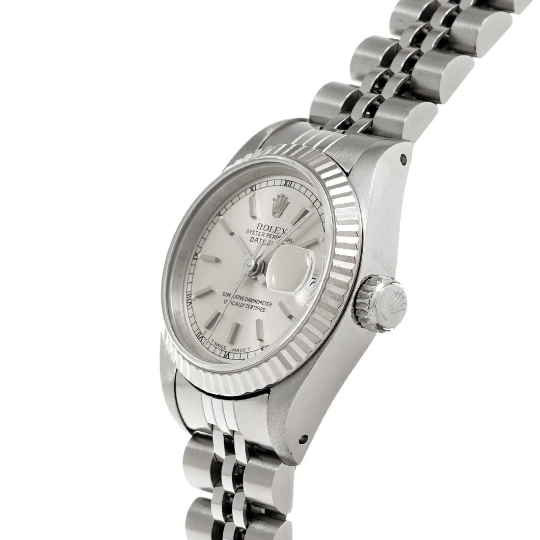 ROLEX DATEJUST SILVER WATCH - 2