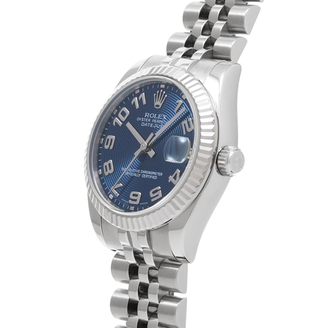 ROLEX DATEJUST BLUE CONCENTRIC WATCH - 2