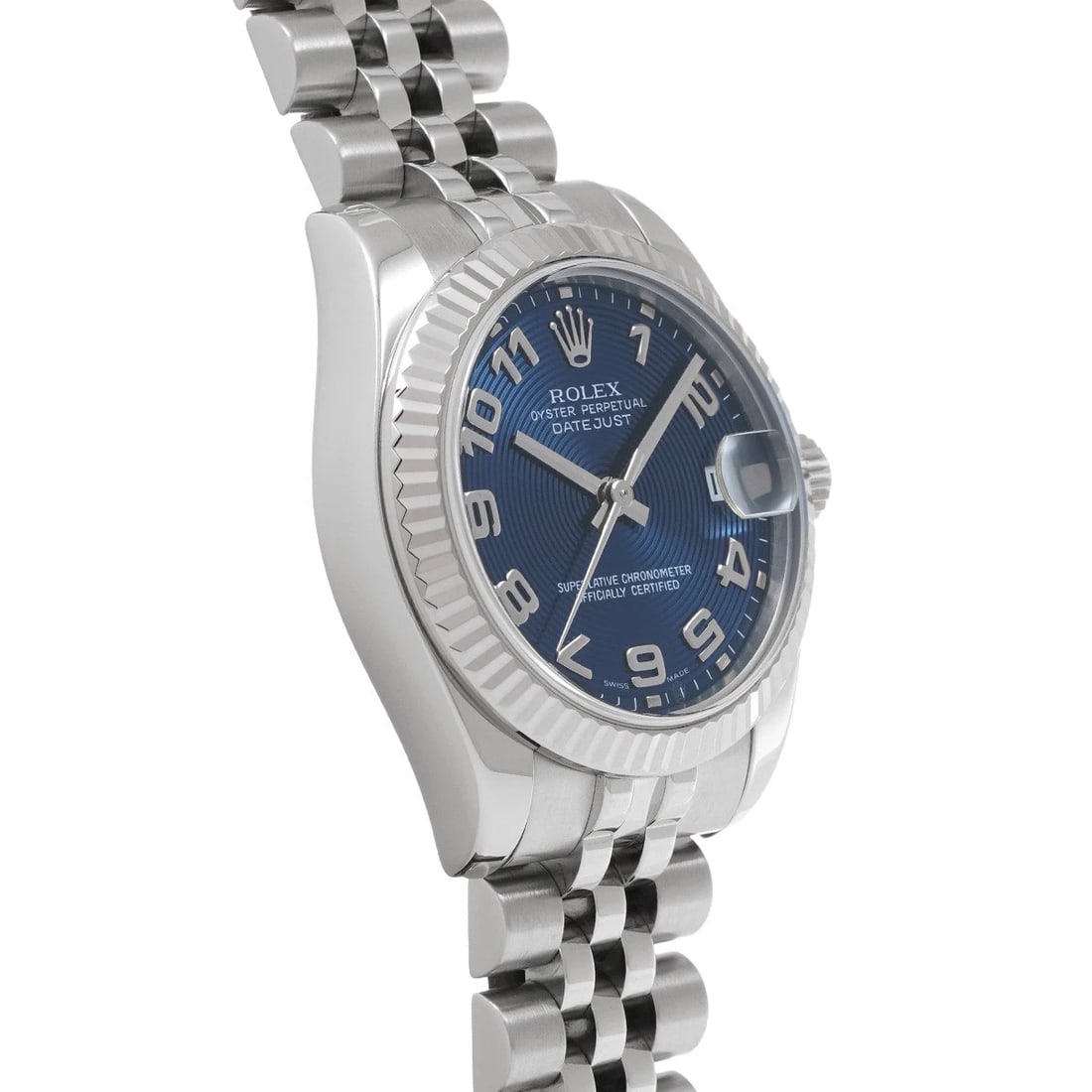 ROLEX DATEJUST BLUE CONCENTRIC WATCH - 3