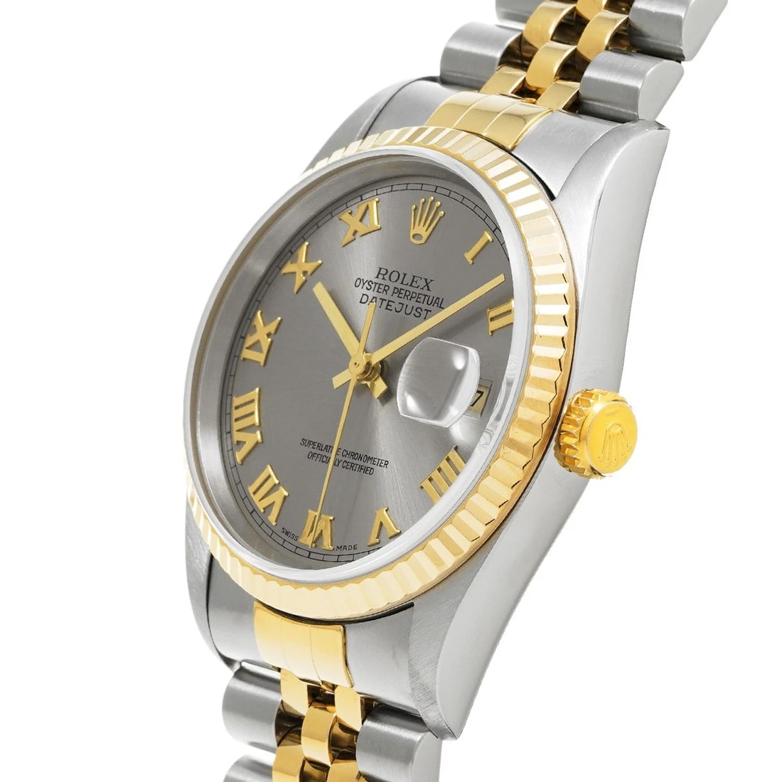 ROLEX DATEJUST GRAY WATCH - 2