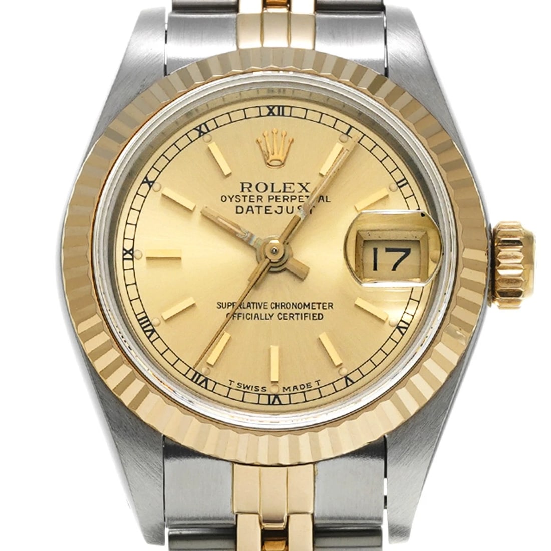 ROLEX DATEJUST CHAMPAGNE WATCH - 4
