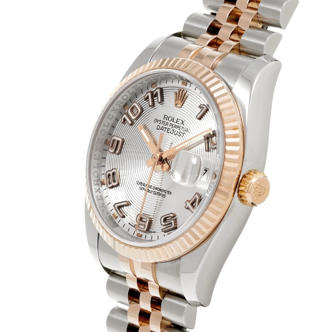 ROLEX DATEJUST SILVER WATCH - 2