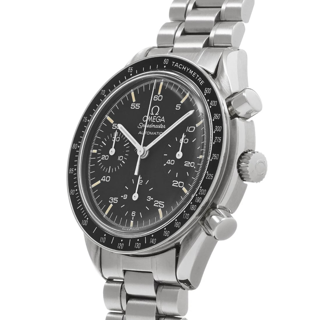 OMEGA SPEEDMASTER AUTOMATIC BLACK WATCH - 2