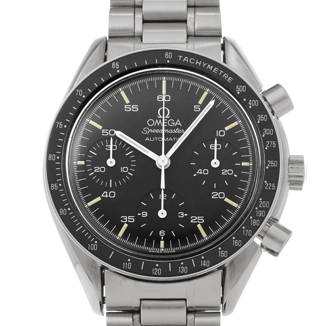 OMEGA SPEEDMASTER AUTOMATIC BLACK WATCH - 4