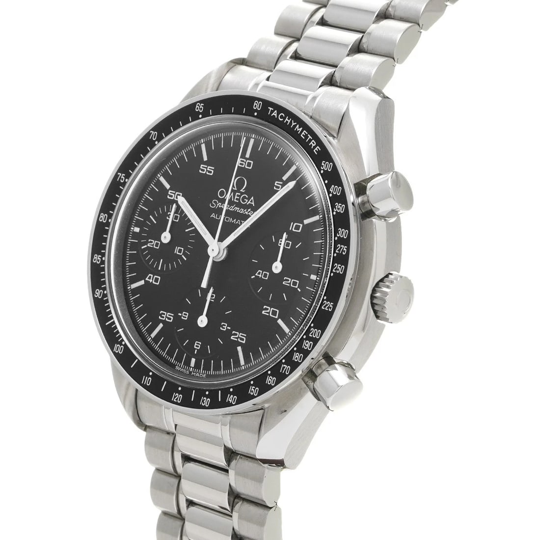 OMEGA SPEEDMASTER AUTOMATIC BLACK WATCH - 2
