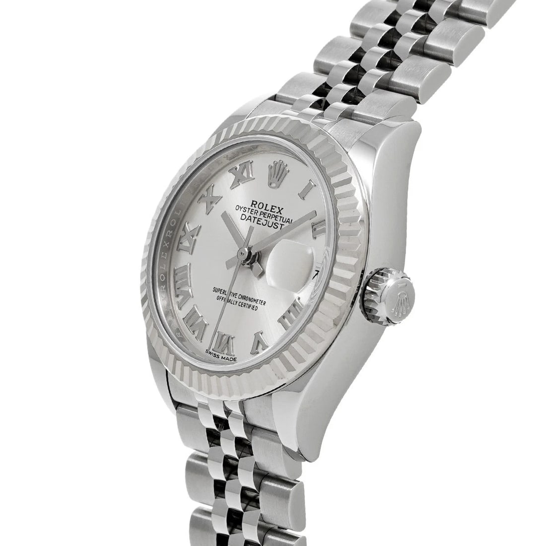 ROLEX DATEJUST SILVER WATCH - 2