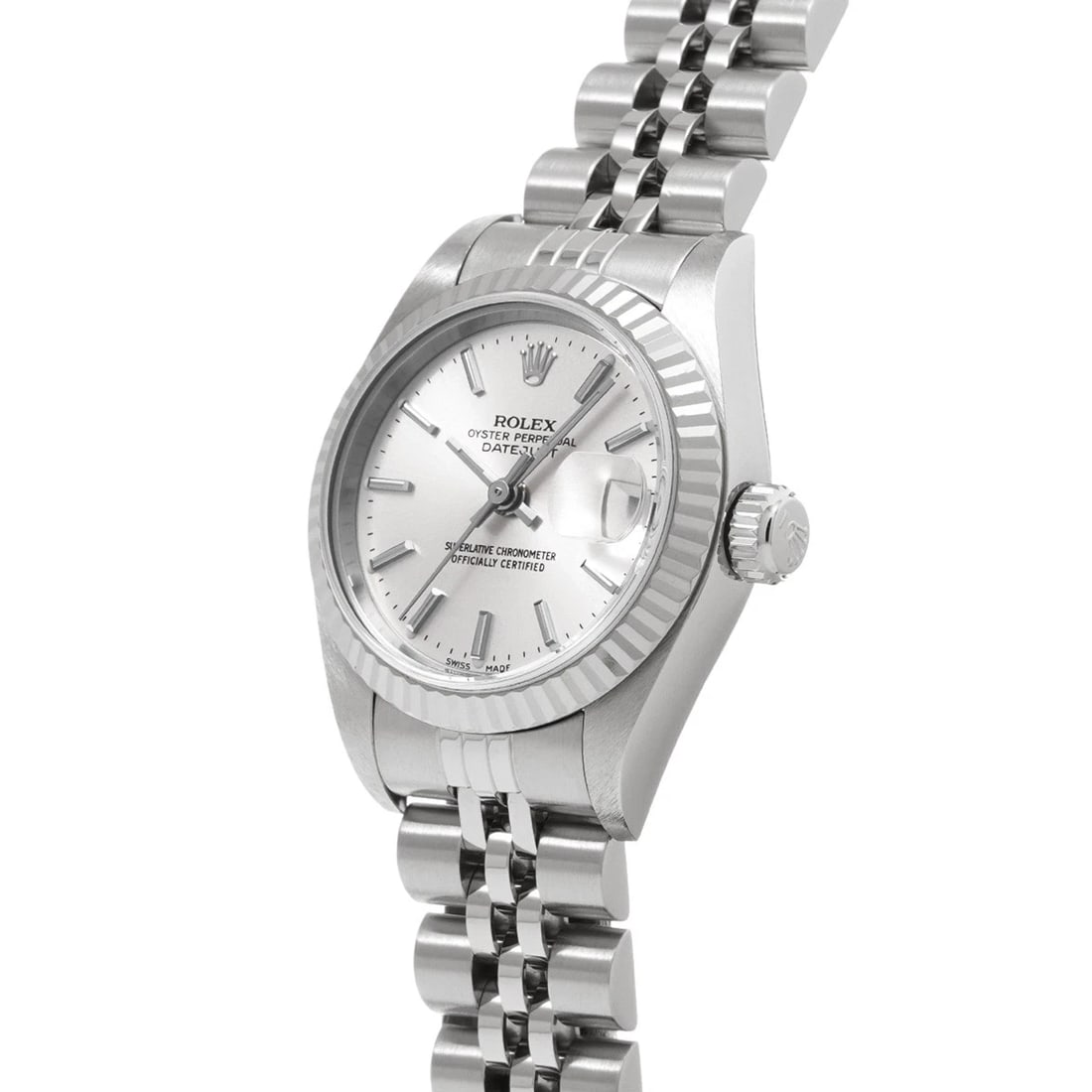 ROLEX DATEJUST SILVER WATCH - 2