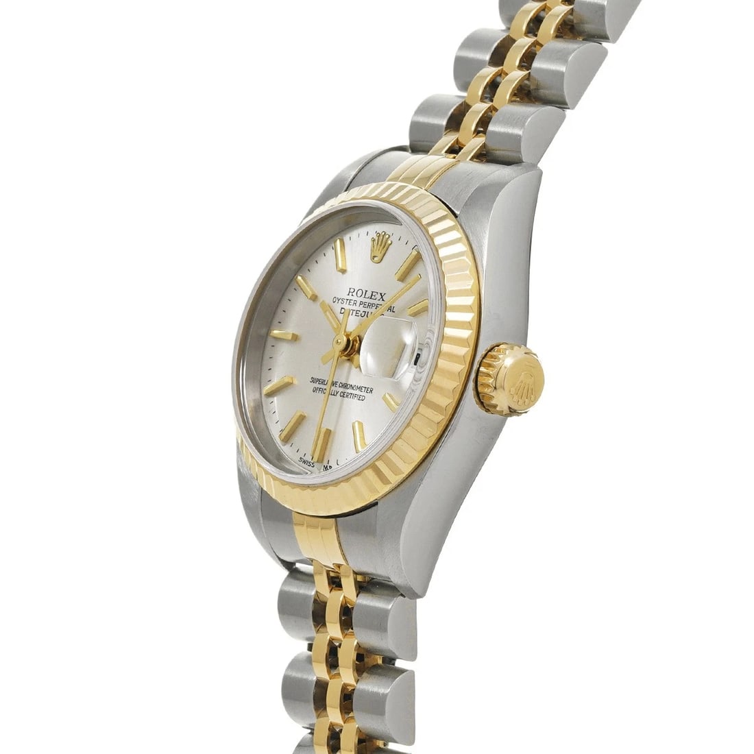 ROLEX DATEJUST SILVER WATCH - 2