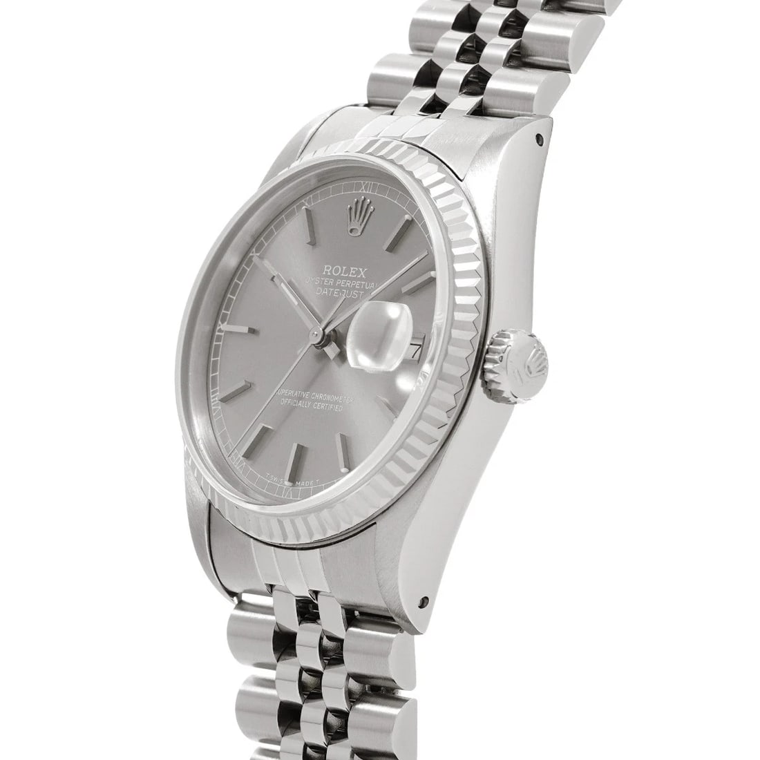 ROLEX DATEJUST SILVER WATCH - 2