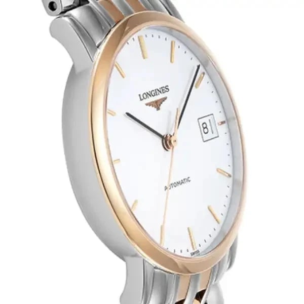 LONGINES ELEGANT WHITE WATCH - 2