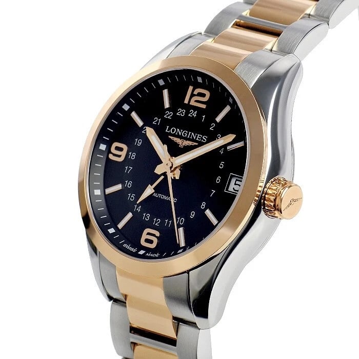 LONGINES CONQUEST CLASSIC GMT WATCH - 2